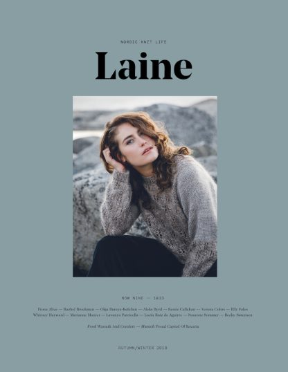 Laine Magazine 9 in English Lainelehti englanniksi Knitting Magazine Neulelehti