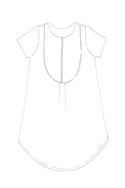 Merchant & Mills - The Dress Shirt -ompelukaava - Rakennekuva