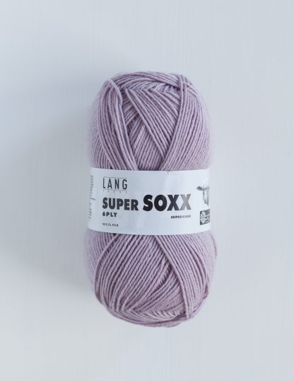 Lang Yarns - Super Soxx 6-ply - Vanha roosa 19 - sport-vahvuinen sukkalanka