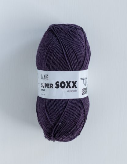 Lang Yarns - Super Soxx 6-ply - Violetti 80 - sport-vahvuinen sukkalanka