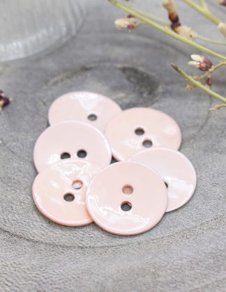 Atelier Brunette - Glossy Buttons -helmiäisnapit - Powder