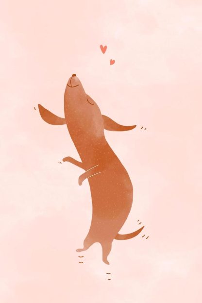 Tuuliamoods-postikortit - Koiran ilo