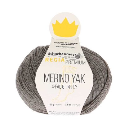 Regia Premium - Merino Yak - Harmaa 07511