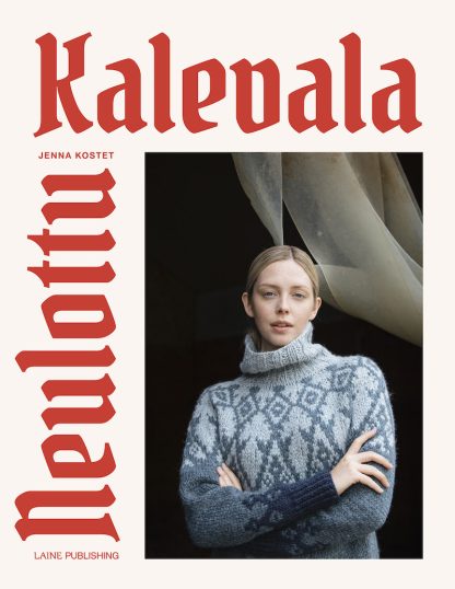 Neulottu Kalevala -kirja - Knitted Kalevala in English - neulekirja - Jenna Kostet
