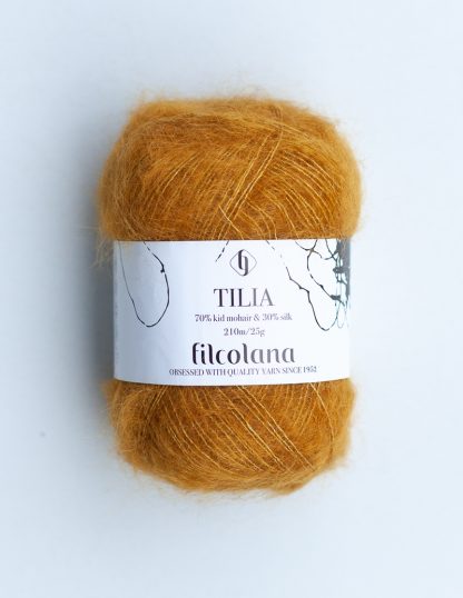 Filcolana - Tilia-silkkimohairlanka - Mustard 136